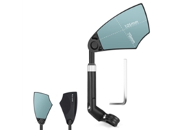 Esquerdo west Biking Espelho Retrovisor Antirreflexo Bicicleta Telescópico Flexível Ajustável 360° Grande Angular Hd Elétricas Mtb