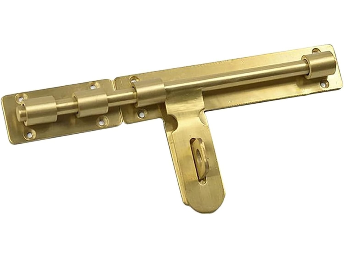 Corrente De Porta Com Ferrolho, Trava De Corrente Para Porta, Trava Deslizante De 3mm Aprimorada, Trava De Porta Cobre