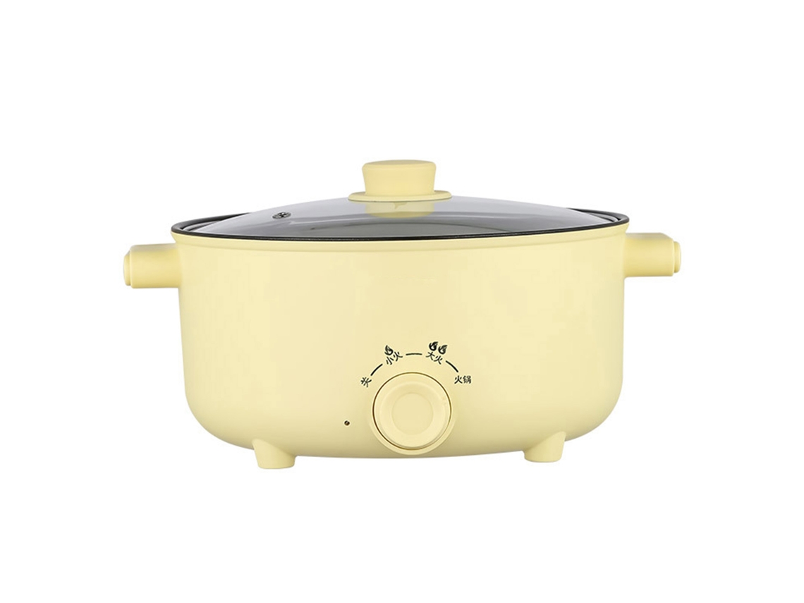 Panela elétrica de cozimento mini aquecimento rápido temperatura ajustável cozinha lar