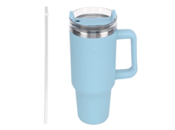 2026 taza de Viaje Insulada de Acero Inoxidable Con Pajita Y Mango, Botella de Agua Vacía para Hielo
