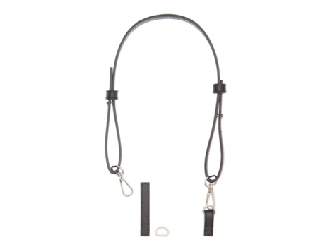 Alça de Ombro Curta Preta e Prata 78,5 Cm Rico Design