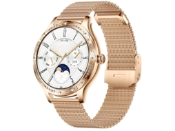 Smartwatch com tela Amoled HD, chamadas Bluetooth, monitoramento de frequência cardíaca e modos de saúde e esportes, rosa Bestvite