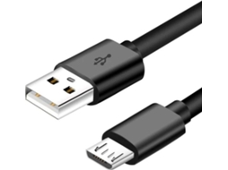 Cabo De Carregamento Micro Usb 2 M Compatível Com Google Chromecast Ultra GO SOLID (2ª E 3ª Geração)