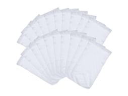Nova Line 20 Meias de Skimmer para Piscina, Filtros Duráveis de Nylon Elástico e Tecido, Branco