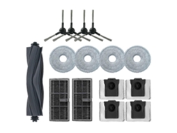 Conjunto De 15 Peças De Acessórios Para Aspirador Robô Dreame D20 Ultra / L10s Ultra Ce: Escova Lateral Principal, Esfregão, Filtro Hepa E Saco De Pó.