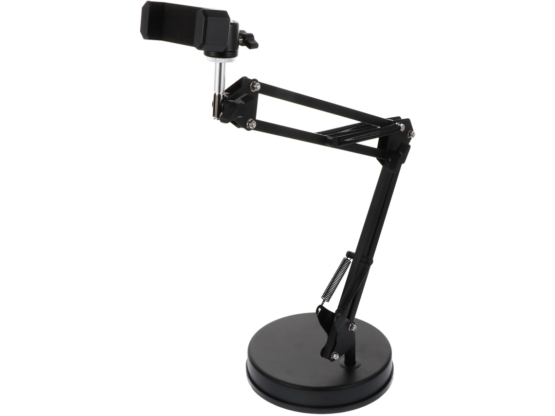 Suporte De Mesa Para Webcam, 2 Polegadas, Abs E Ferro, Com Braço Articulado