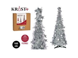 Árvore de Natal 105 cm Prateado 90666