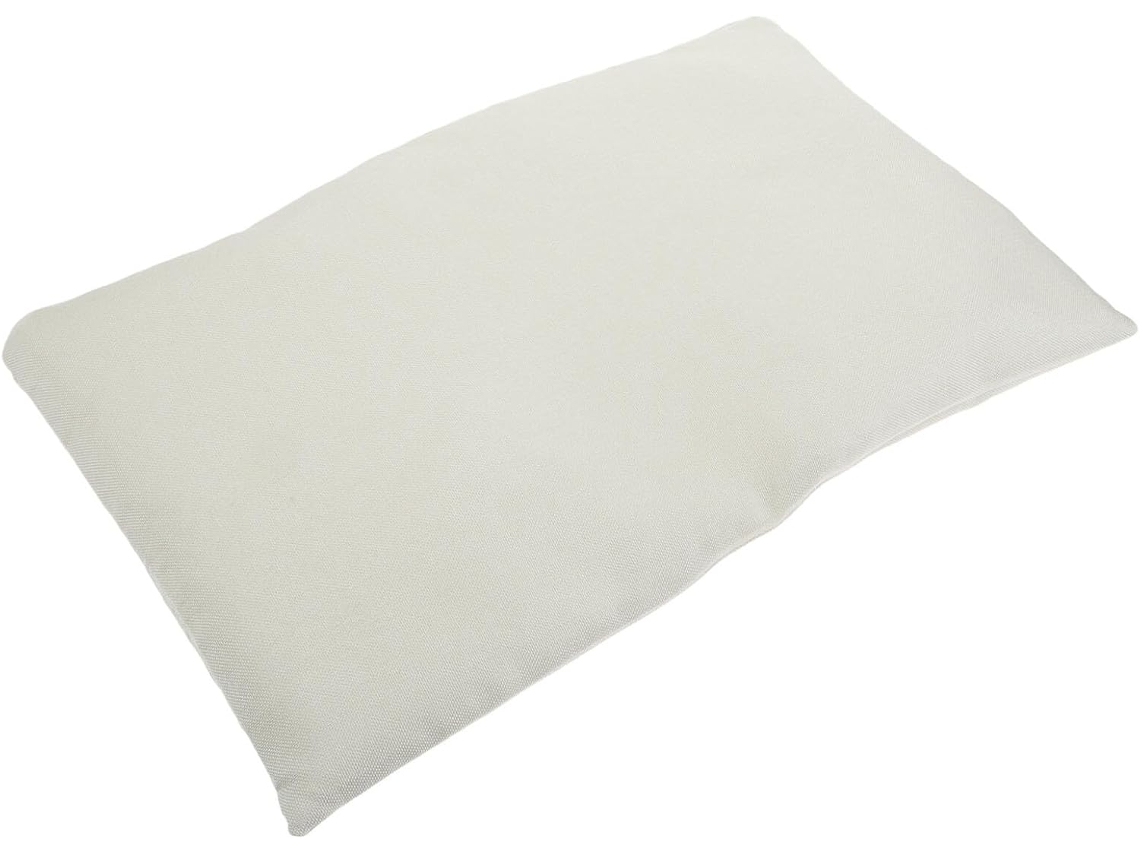 Capa de Almofada Retangular Bege 50x30cm em Linho, Estilo Campestre. Respirável e Fácil Cuidar. CHABERLU