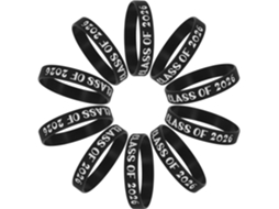 Pulseiras De Silicone Para Formatura, Para Homens E Mulheres Ergonômicas Acessório Durável Festas Comemorações