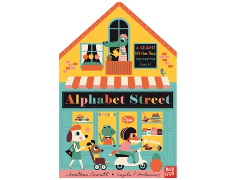 Livro alphabet street de jonathan emmett (inglês)