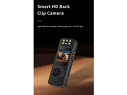 Cámara Corporal Hd 1080p, Clip Magnético, Detección Movimiento, Gran Angular | S/MARCA