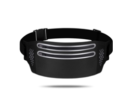 Omni-2026bolsa De Cintura Para Correr Com Cremallera Dupla E Correia Elástica Ajustável Para Academia, Exercício, Ciclismo E Atividades Ao Ar Livre