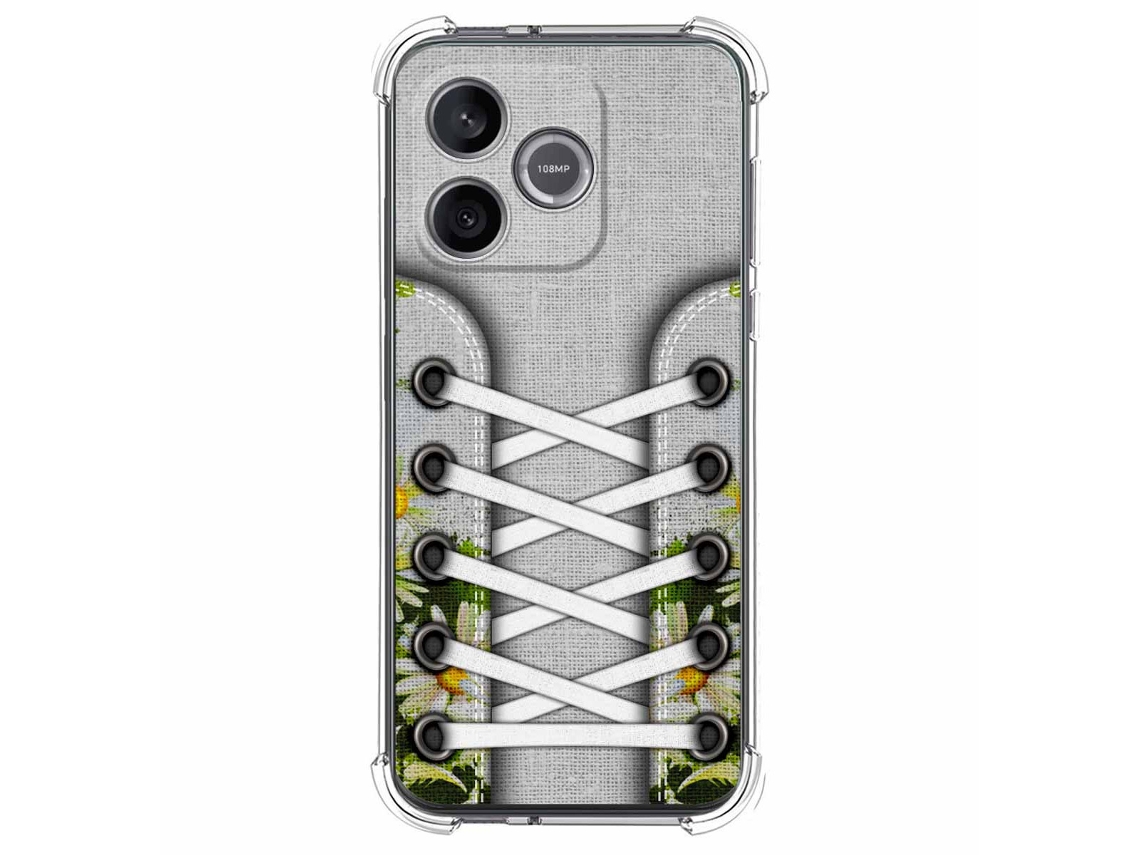 Capa Tumundosmartphone De Silicone À Prova De Choque Para Honor 600 Lite 5g Com Estampa De Tênis 8 Desenhos