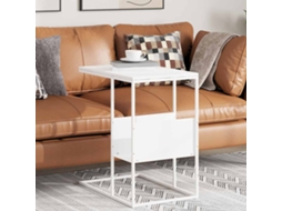 Vidaxl Mesa De Apoio 55x36x59,5 Cm Derivados De Madeira Branco