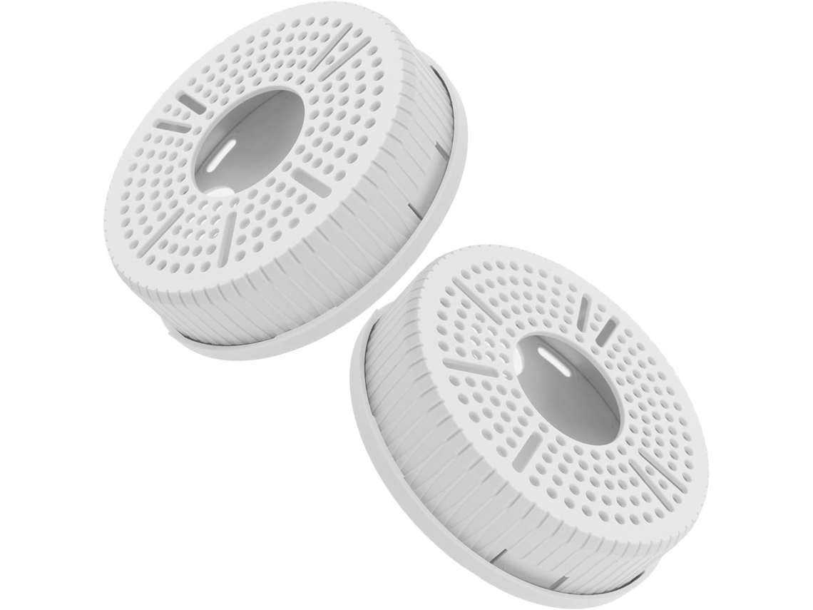 2 Suportes De Teto De Plástico Branco Para Câmeras De Segurança