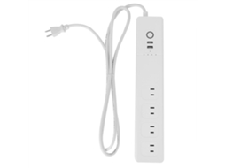 Laxiscreed Tomada 4 Vias Com Carregador Usb Para Controle De Energia E Conectividade