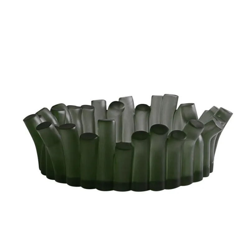 Fruteira Transparente Estilo Retrô para Mesa de Trabalho MDUG (verde)