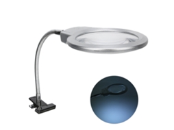 Lupa Led Com Braçadeira De Plástico Abs Para Iluminação De Leitura, 2,25x/5x.