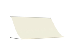 Toldo retrátil 300x150 cm em tecido e aço cor creme MAISON EXCLUSIVE