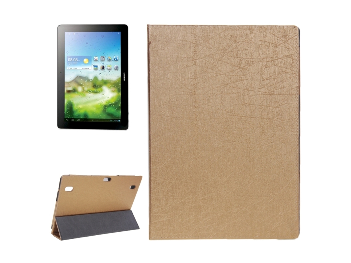 Capa‑flip Magnético Textura Osso Oráculo Halinuia Com Suporte Triplo Para Huawei Mediapad 10 Link / S10‑201