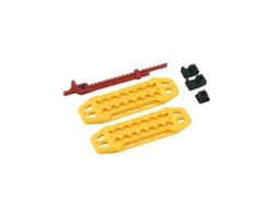 Conjunto Completo Peças Decorativas Modelos Carros Rc Teto Mala Eixo Pá Tanque Óleo Macaco Elevador Cilindro Gás Escada Placa Escape Axial Scx30 1/30