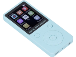 Leitor de MP3/MP4 de 64 GB, tela Bluetooth de 5 polegadas, áudio portátil de alta fidelidade de 64 GB (azul)