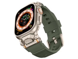 Bracelete para Apple Watch 42/44/45/46/49mm XIAOMOYU (verde Titânio)