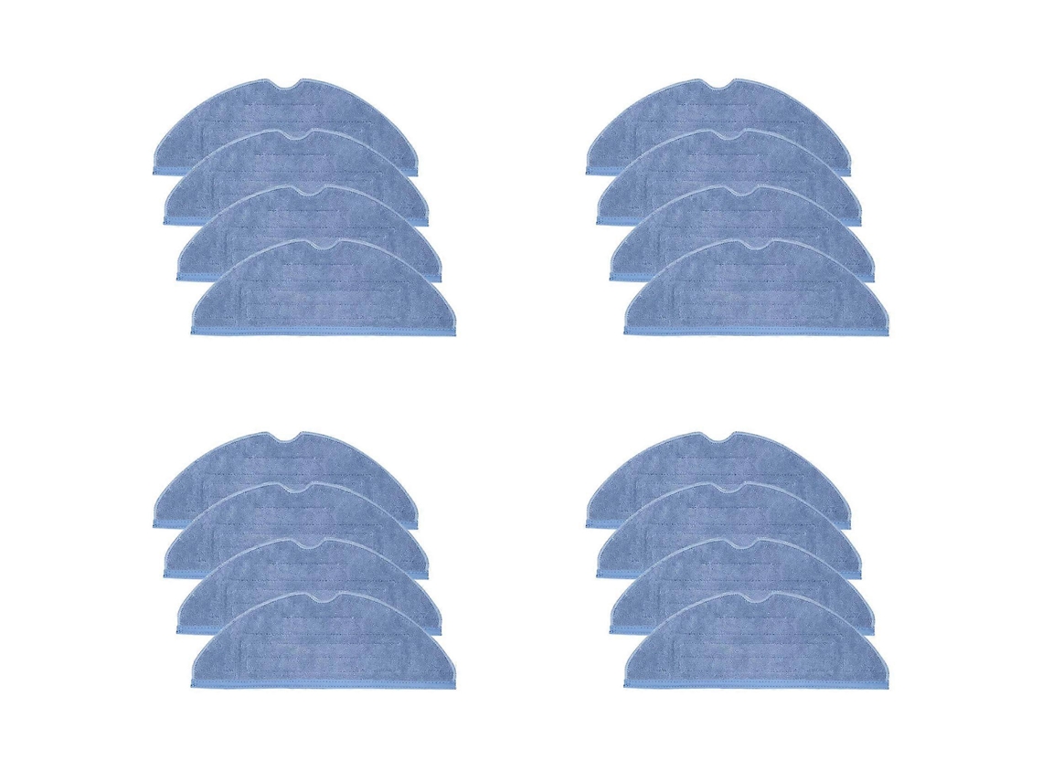 8pcs Aspirador Esfregão Reposição Almofadas Para Roborock T7 Plus S7 Reutilizável Chão Expert Molhado Microfibra Soft Almofada