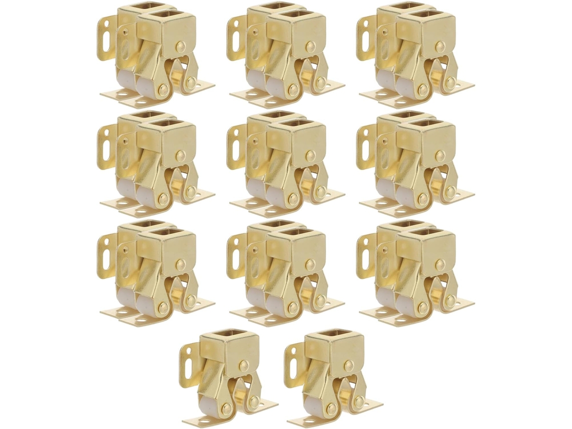 Conjunto De 20 Fechos Duplos Rolo Para Portas Armário, Ferragens