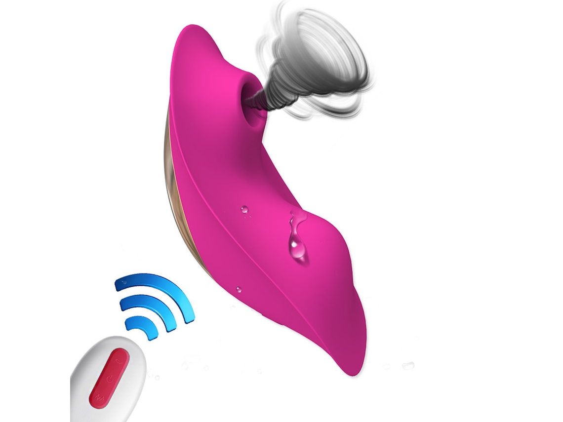 Vibrador De Suco Vestvel 9 Modos Controle Remoto Sugador Vibrador Estimulador De Clitris E Vagina (vermelho) Yizhood