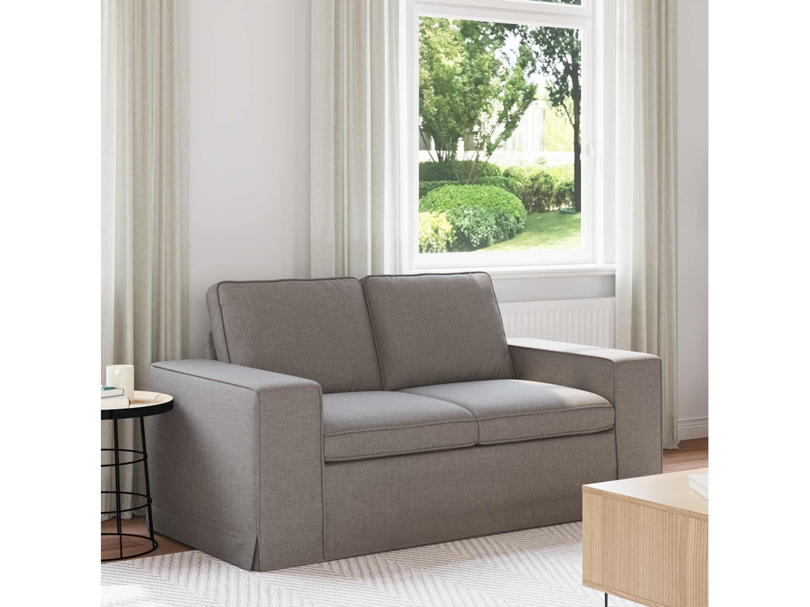 Vidaxl Sofá Cinzento-acastanhado 162 X 80 X 82 Cm Tecido