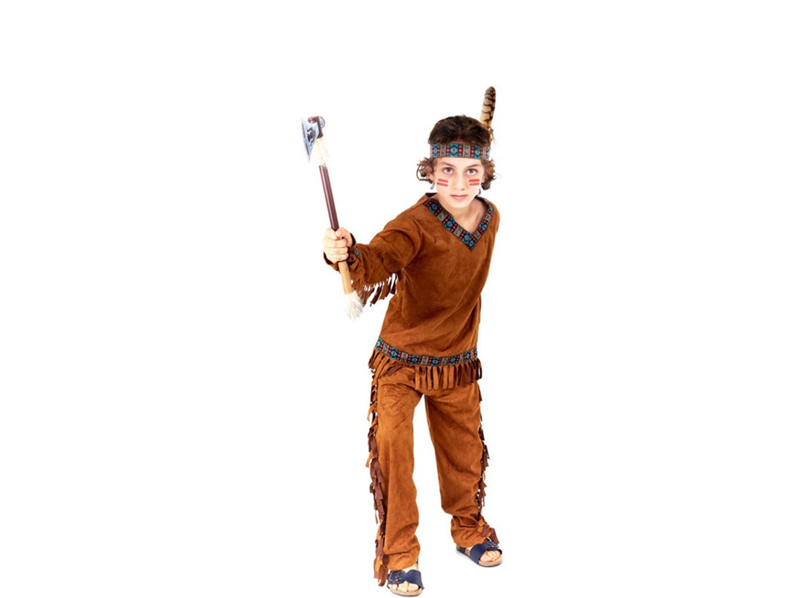 Fato de Menino PARTILANDIA Índio Castanho (Tam.: 5-6 anos)