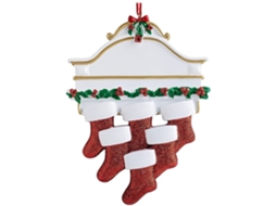 Laxiscreed Decoração Natal Em Forma De Peúga Para Árvores E Decorações Suspensas