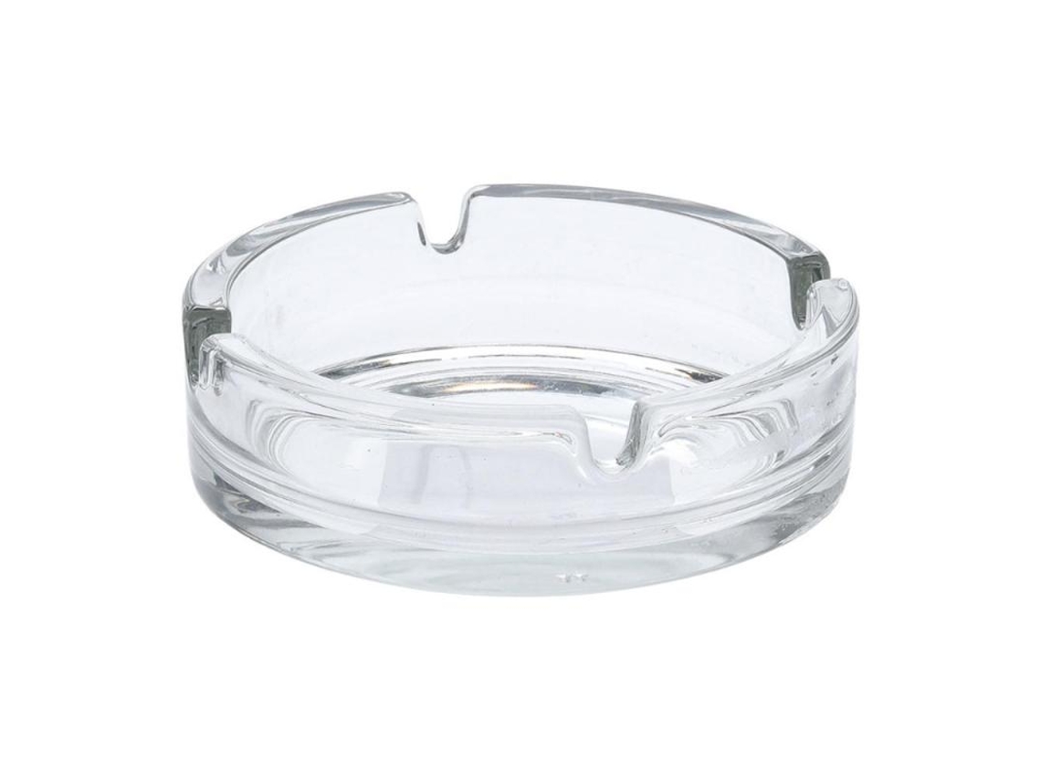 Cenicero vidrio transparente 10 cm
