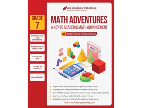 Livro Math Adventures - Grade 7 A Key to Academic Math Advancement de Ace Academic Publishing (Inglês)