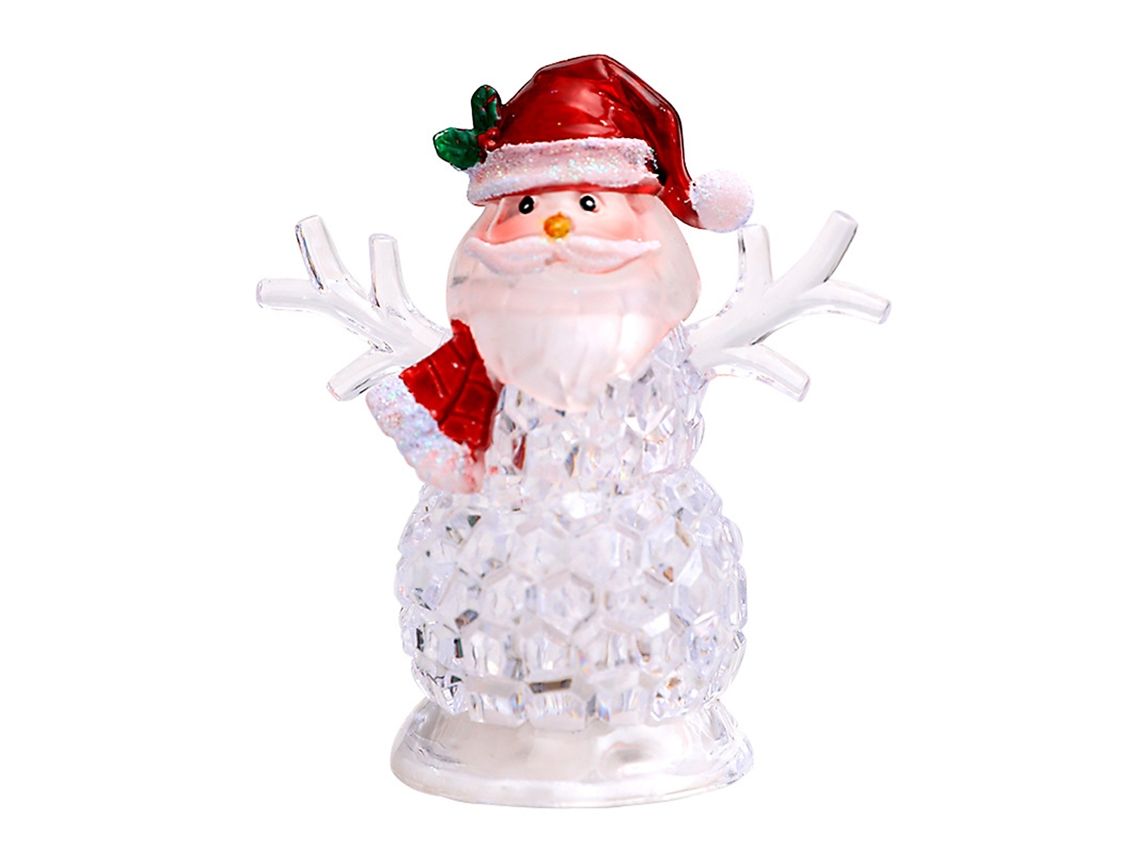 Presente de Natal Santa com Pilha Ag10 e Luz Colorida LAXISCREED