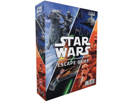 Jogo de Tabuleiro  Unlock! Star Wars Escape Game (Idade Mínima: 10 Anos - Dificuldade: Intermédio)