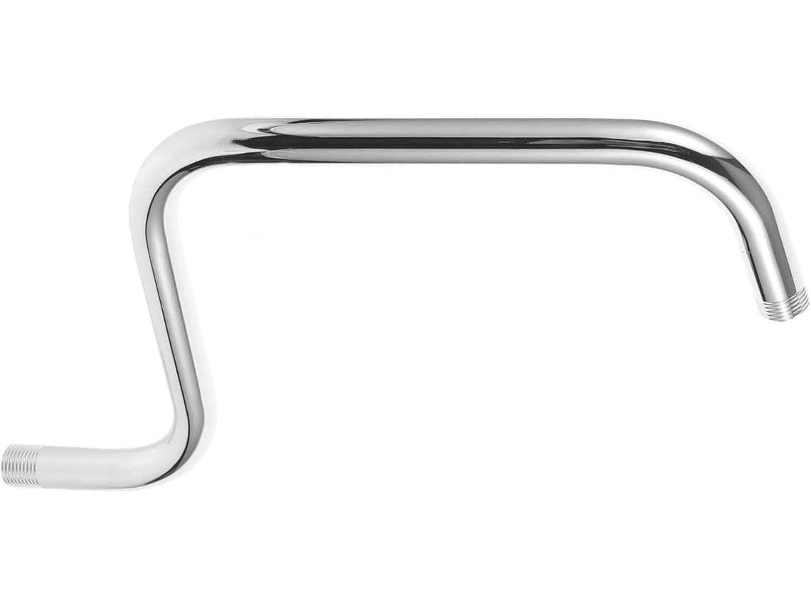 Braço Extensor Chuveiro Aço Inox, Flange Teto. Slowmoose