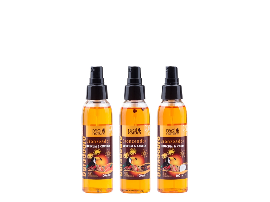 Coffret de Cabelo REAL NATURA Urucum Pack 3 Unidades
