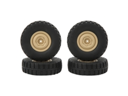 Mali 4pcs Pneus de Carro Rc de Alto Desempenho para Modelo Unimog P06 Pneus de Borracha Khaki