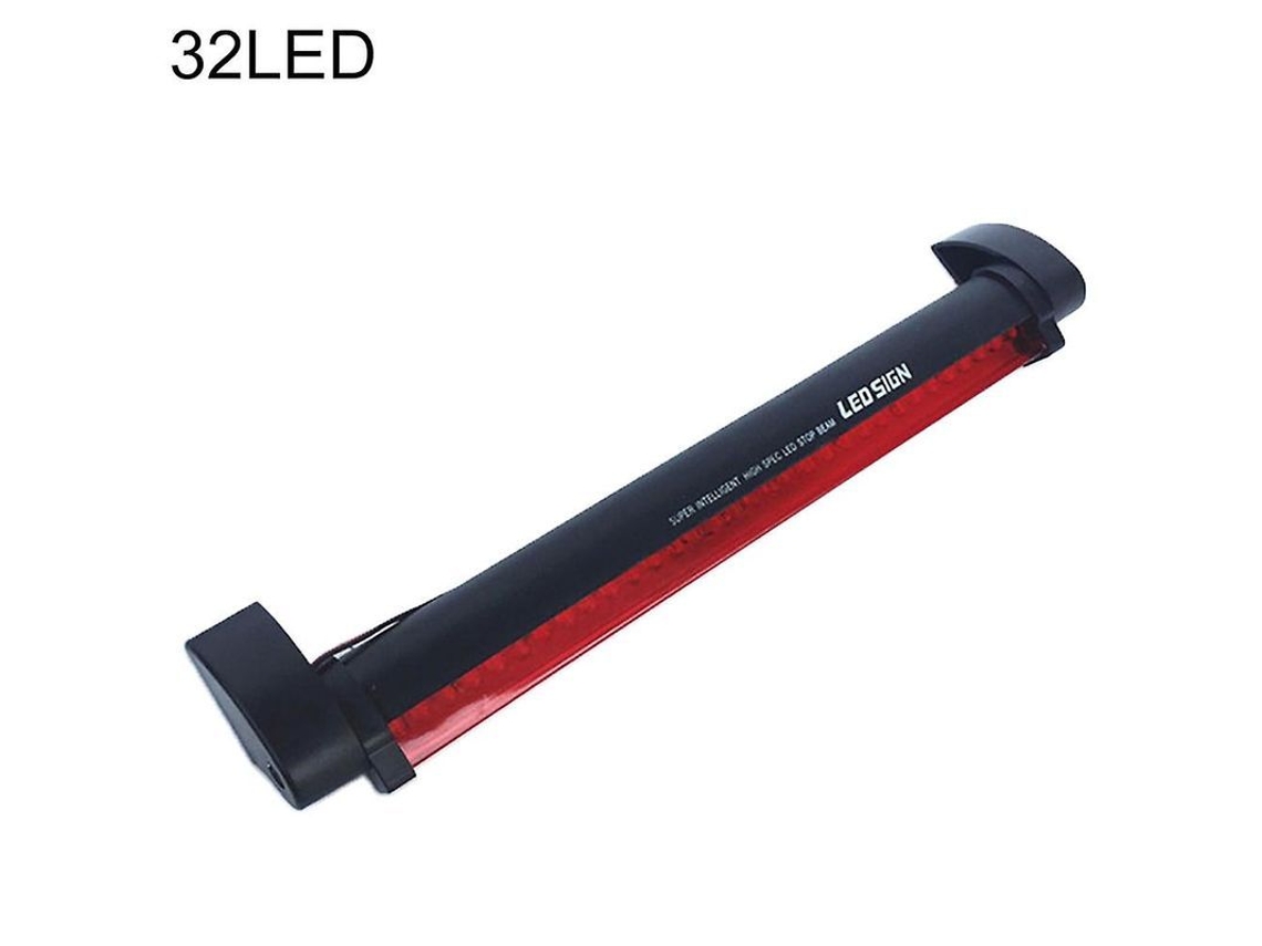 Barra De Luz De Freio Traseiro Automotivo 12v Led Vermelho Alto Montagem Lâmpada De Aviso 32-led