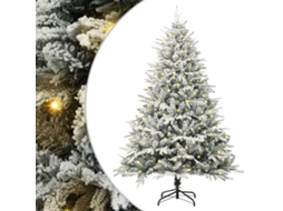 Árvore De Natal Artificial Pré Iluminada Vidaxl Verde Pvc (180 Cm)