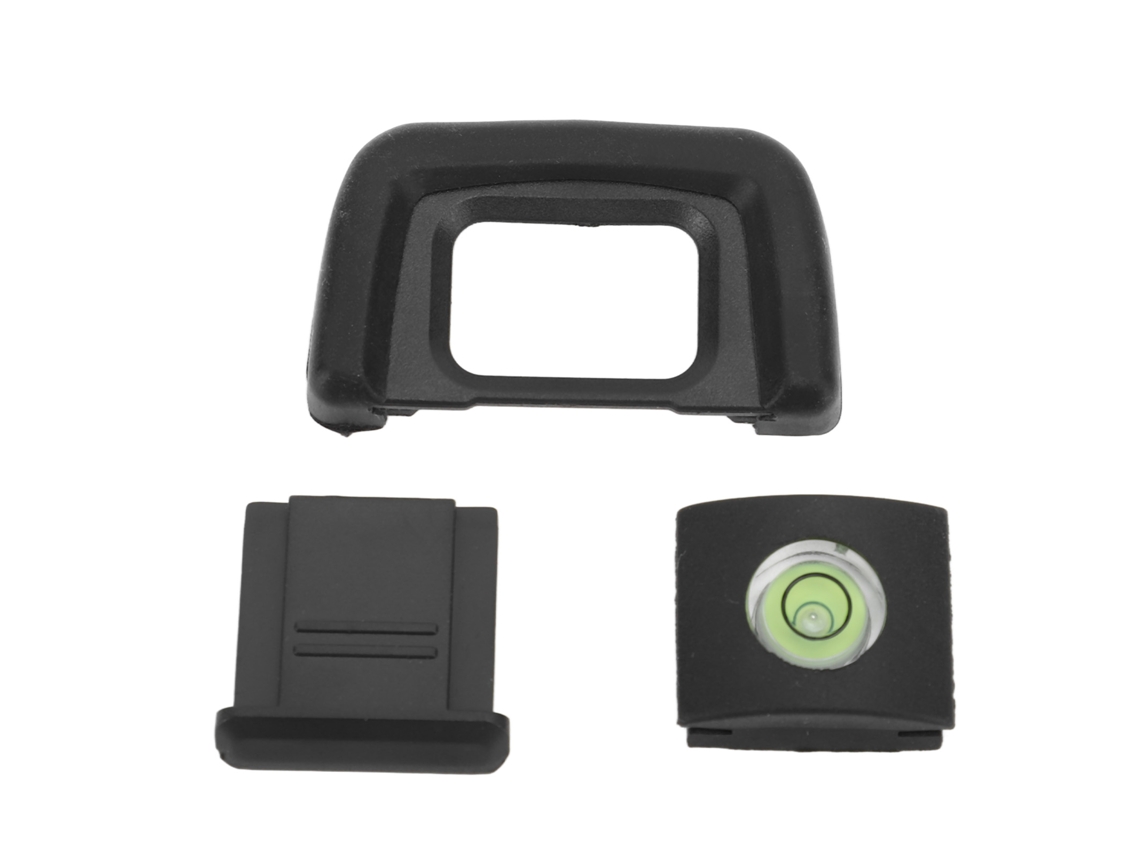 2026 conjunto Tapa de Puerto Flash Con Nivel Y Ocular para Cámara, Ocular para Nikon D7500