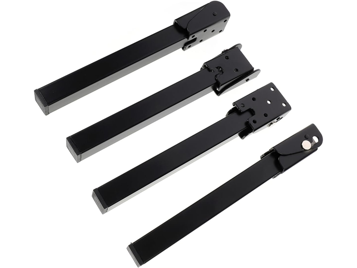 Conjunto De 4 Mesas Dobráveis Para Laptop Com Suportes Substituíveis