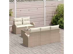 Vidaxl Conjunto De Sofá De Jardim 6 Unid. 5-número De Lugares