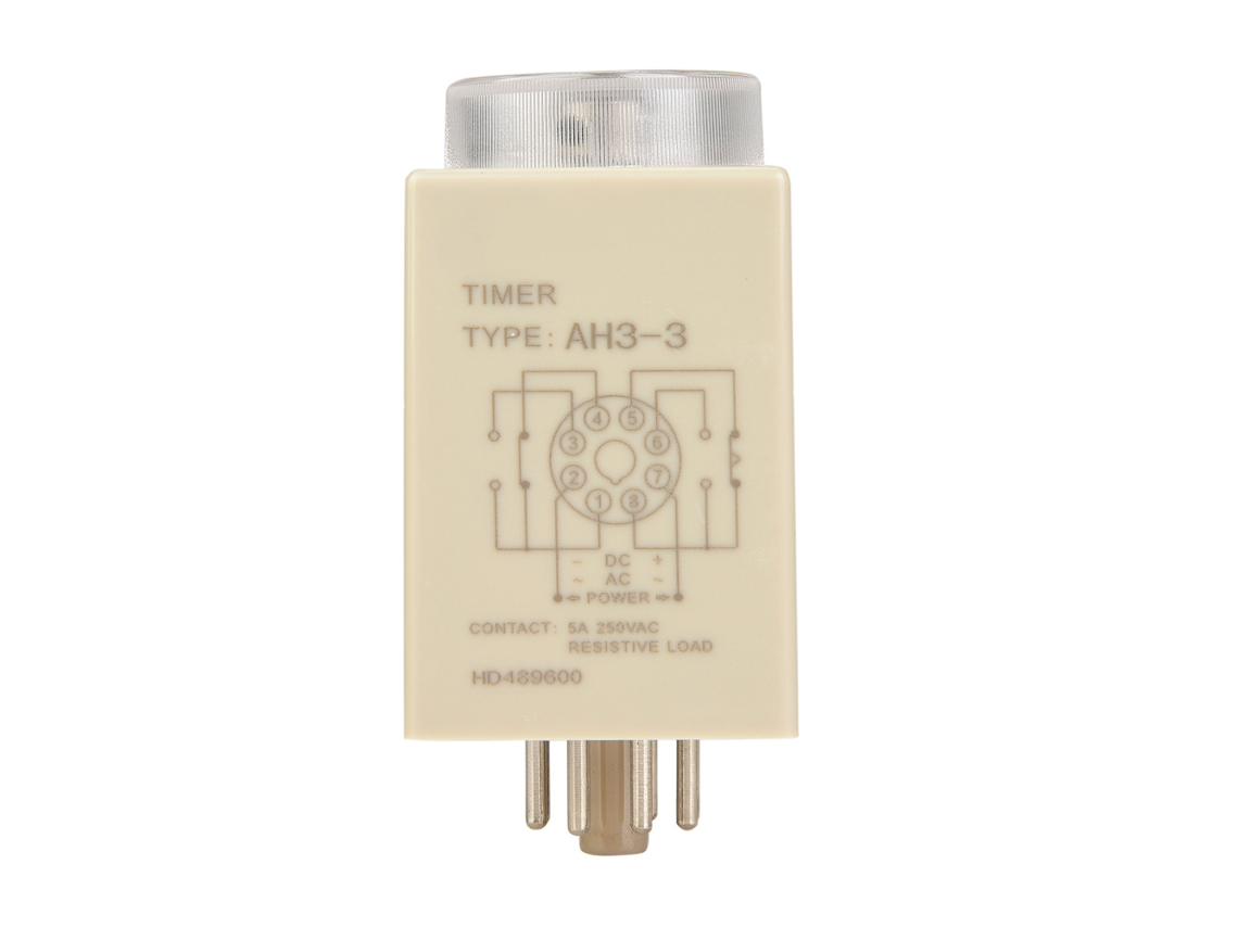 Relé Temporizador AH3 3 24VDC 8 Pines 1 Segundo S/MARCA