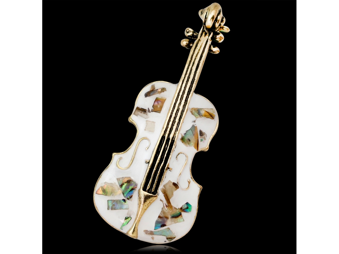 Broche Violino Durável Estiloso