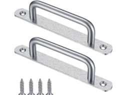 2 manijas de porta deslizante em aço inox S/MARCA