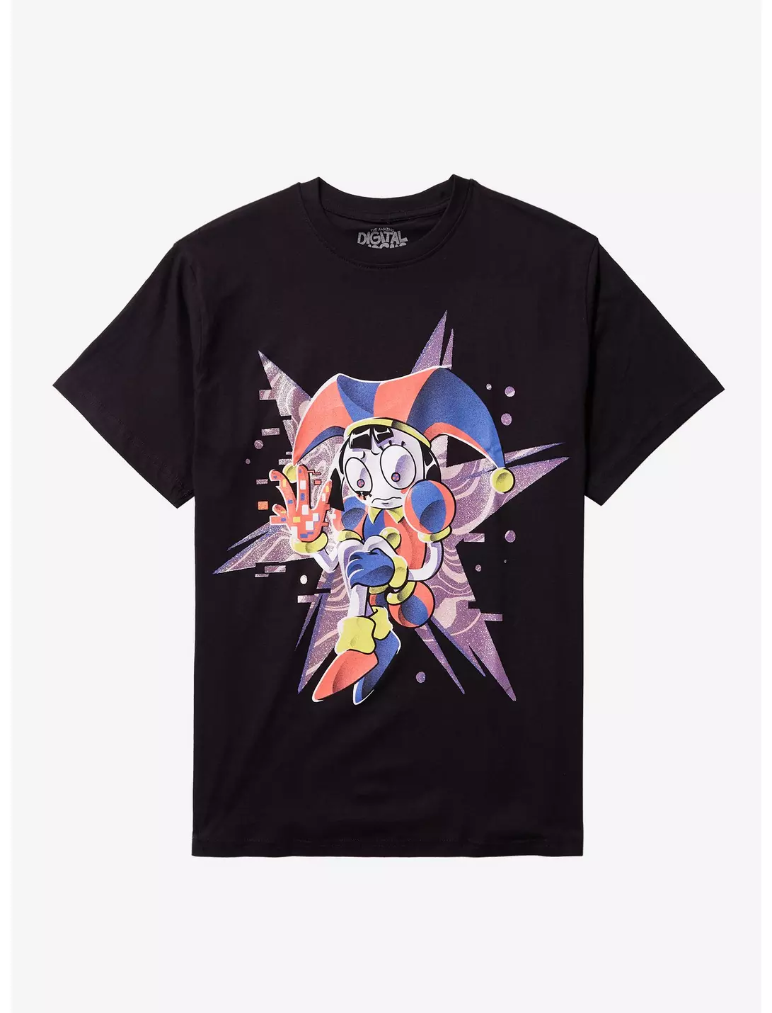 The Amazing Digital Circus Pomni Glitter T shirt Unisex Adults Size:s ROCKINSTONE
