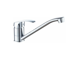 Torneira Misturadora De Cozinha, Com Misturador Monocomando Para Água Fria E Quente, Antiferrugem Cromada